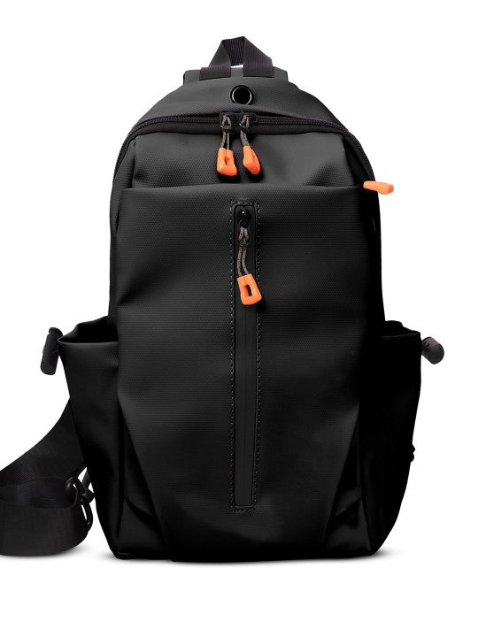 Unisex Textured Crossbody Chest Bag