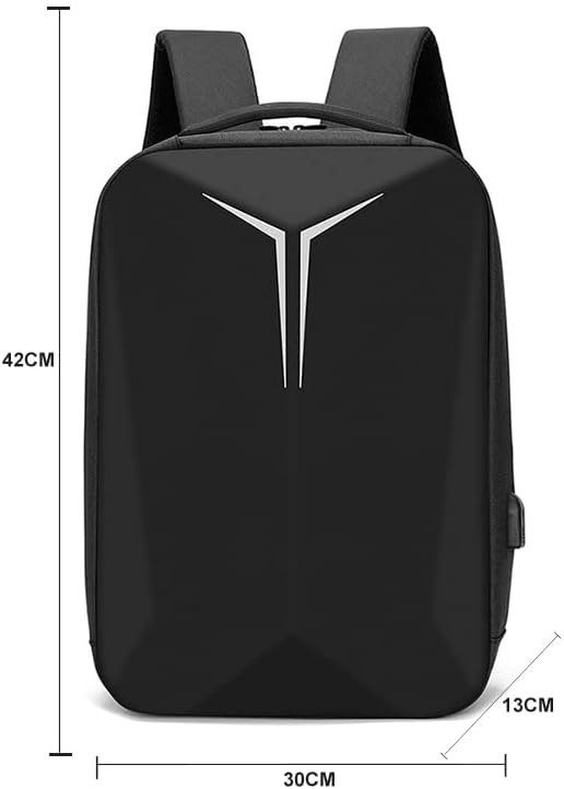 Black Tech whiz USB Charging Port Laptop Backpack