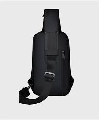 Waterproof Black Sling Bag Crossbody Backpack