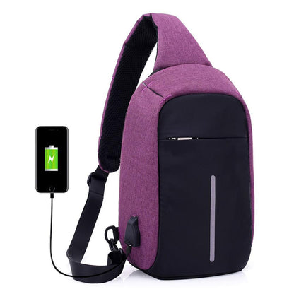Cross body anti theft backpack00005