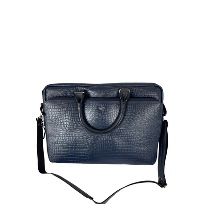 The Textured Laptop Bag with Detachable Strap