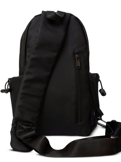 Unisex Textured Crossbody Chest Bag Backpack